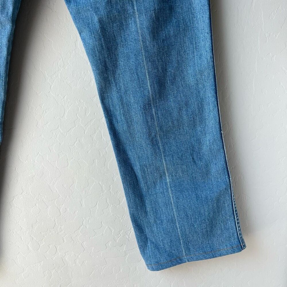 Emerson Fry Twin Doves Denim Treasure Straight Leg High Rise Blue Jeans Size 31 - Picture 11 of 13